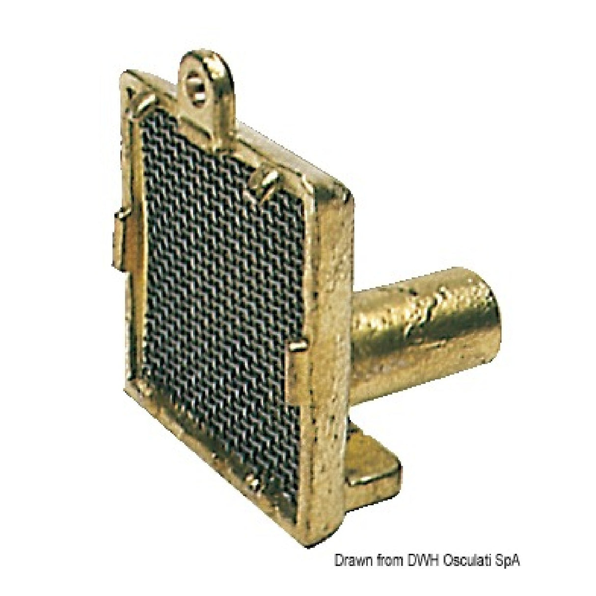 Osculati Succhiarola ottone verticale 17.708.00