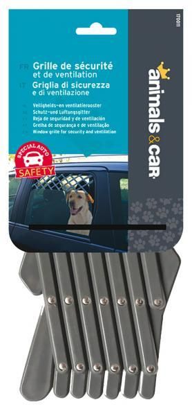 Rejilla de ventana ajustable para animales y automóviles