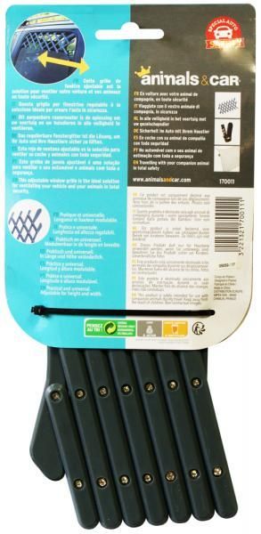 Animals&Car Griglia regolabile per finestrino