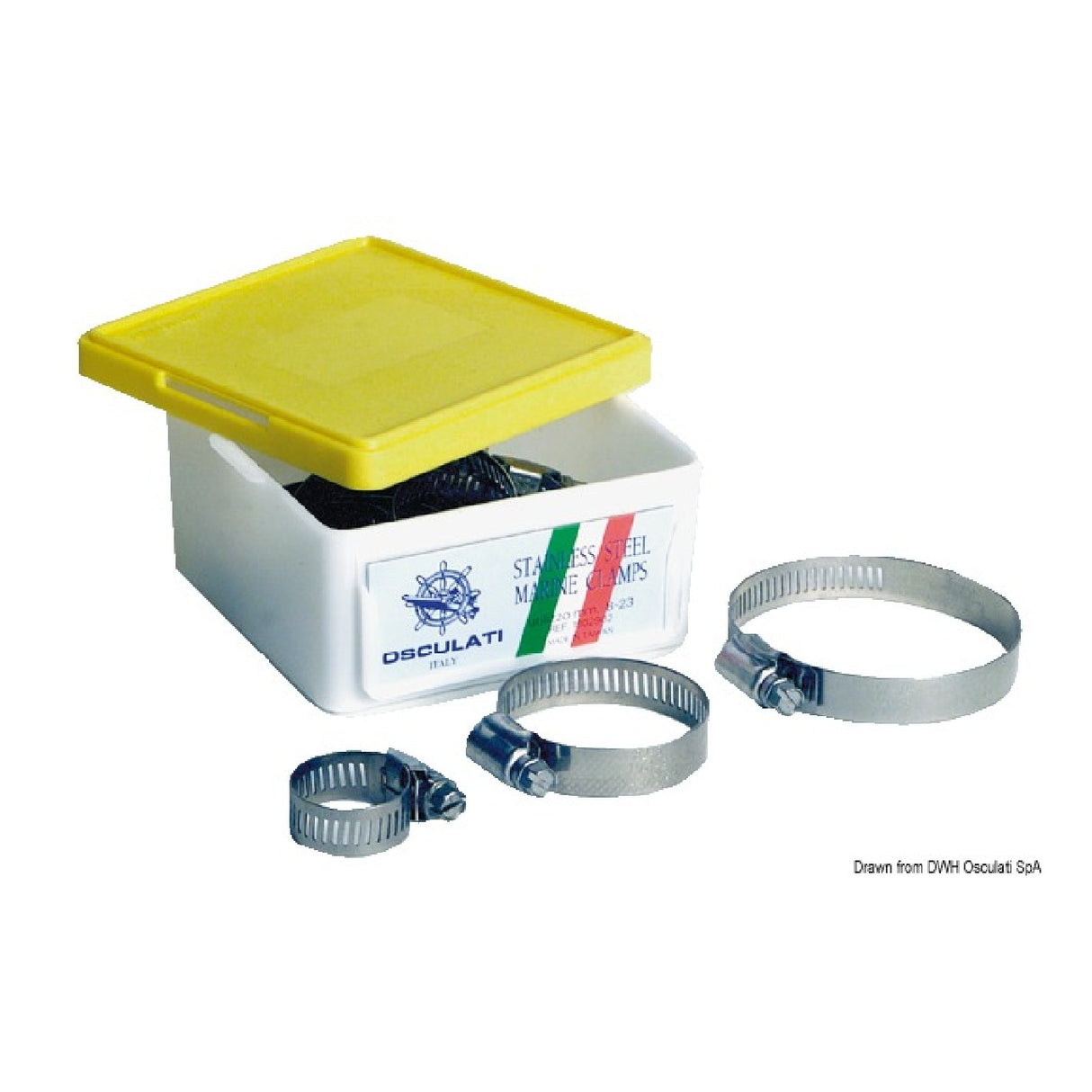 Osculati Edelstahl-Schlauchschelle 18.029.01