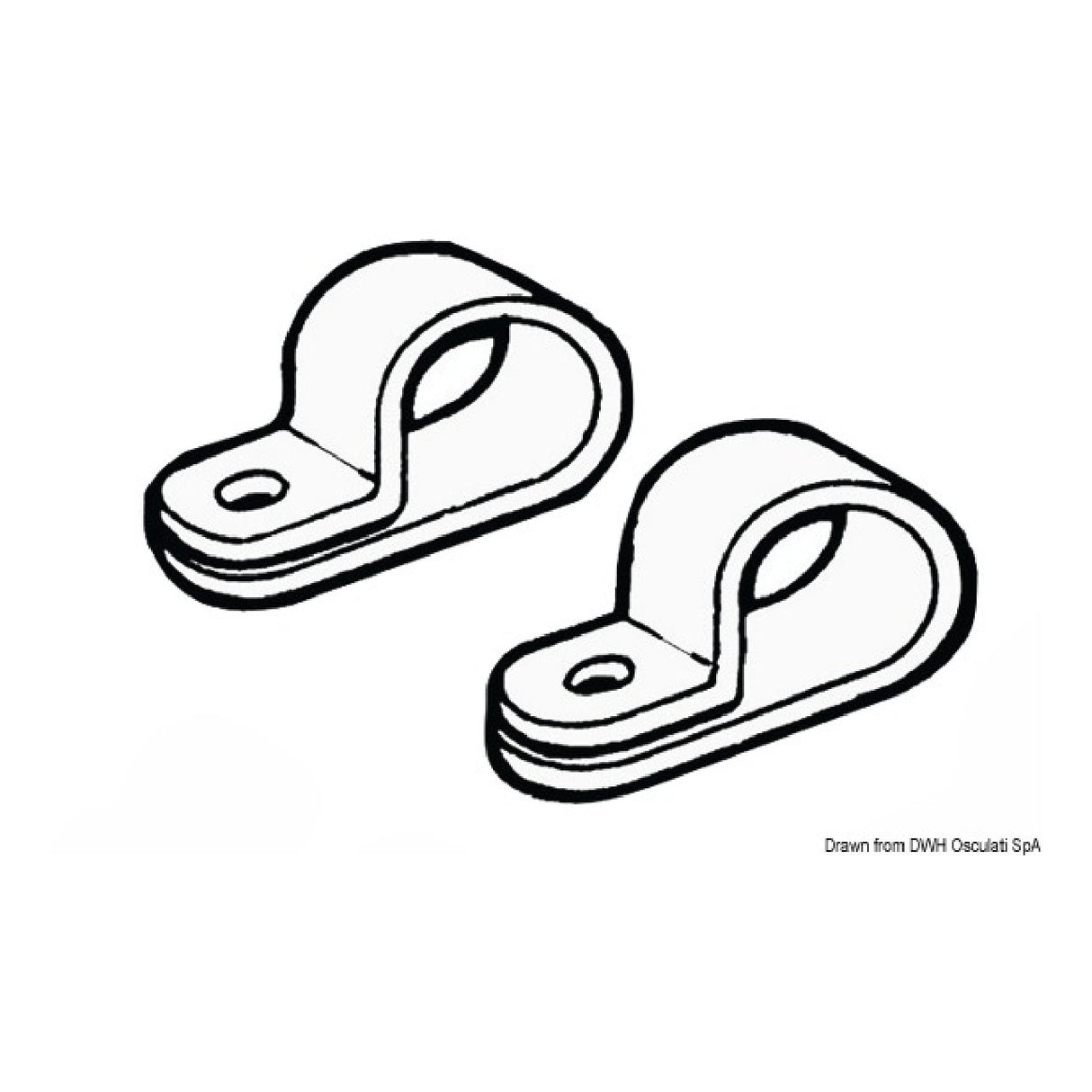 Osculati Nylon-Kabelverschraubung/Drahtklemme 18.036.01