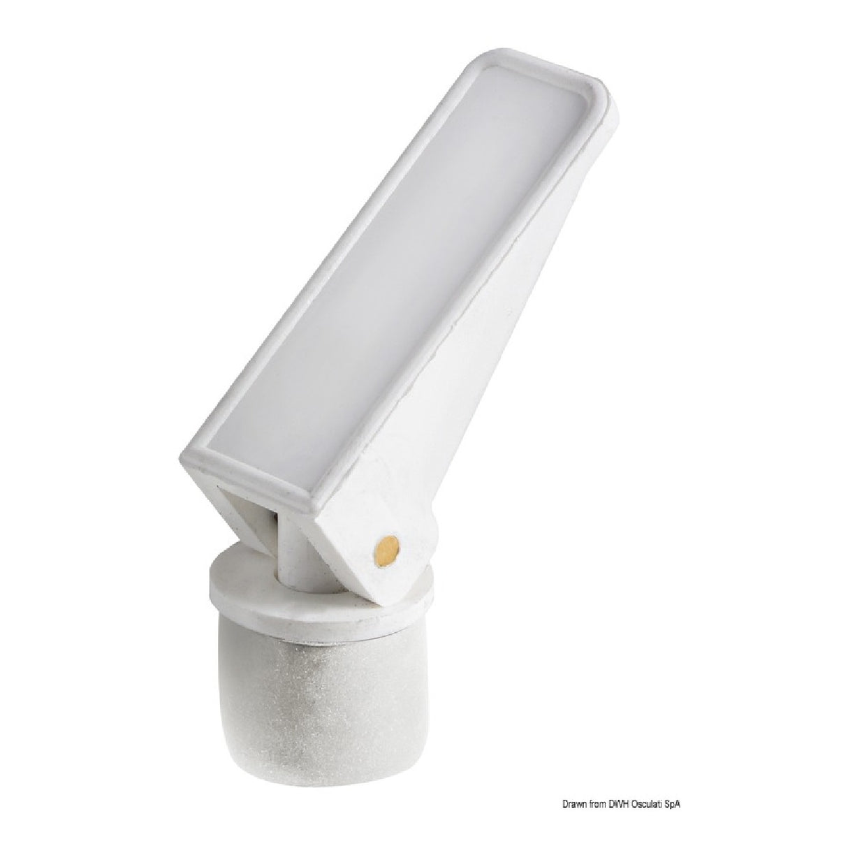 Osculati Solo Wasserablaufstopfen mit Hebel aus weißem Nylon, 22 mm, 18.635.01