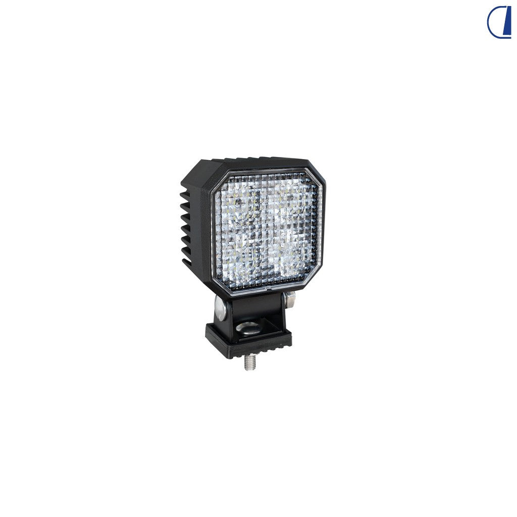 Luce da lavoro quadrata LED OSRAM 40W orientabile corpo in alluminio