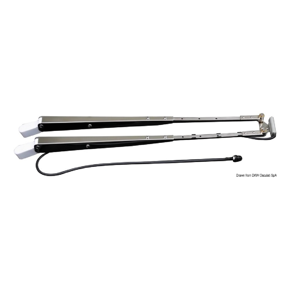Osculati Brazo de pantógrafo telescópico para motor de 20 W - 19.181.01/02 19.189.01