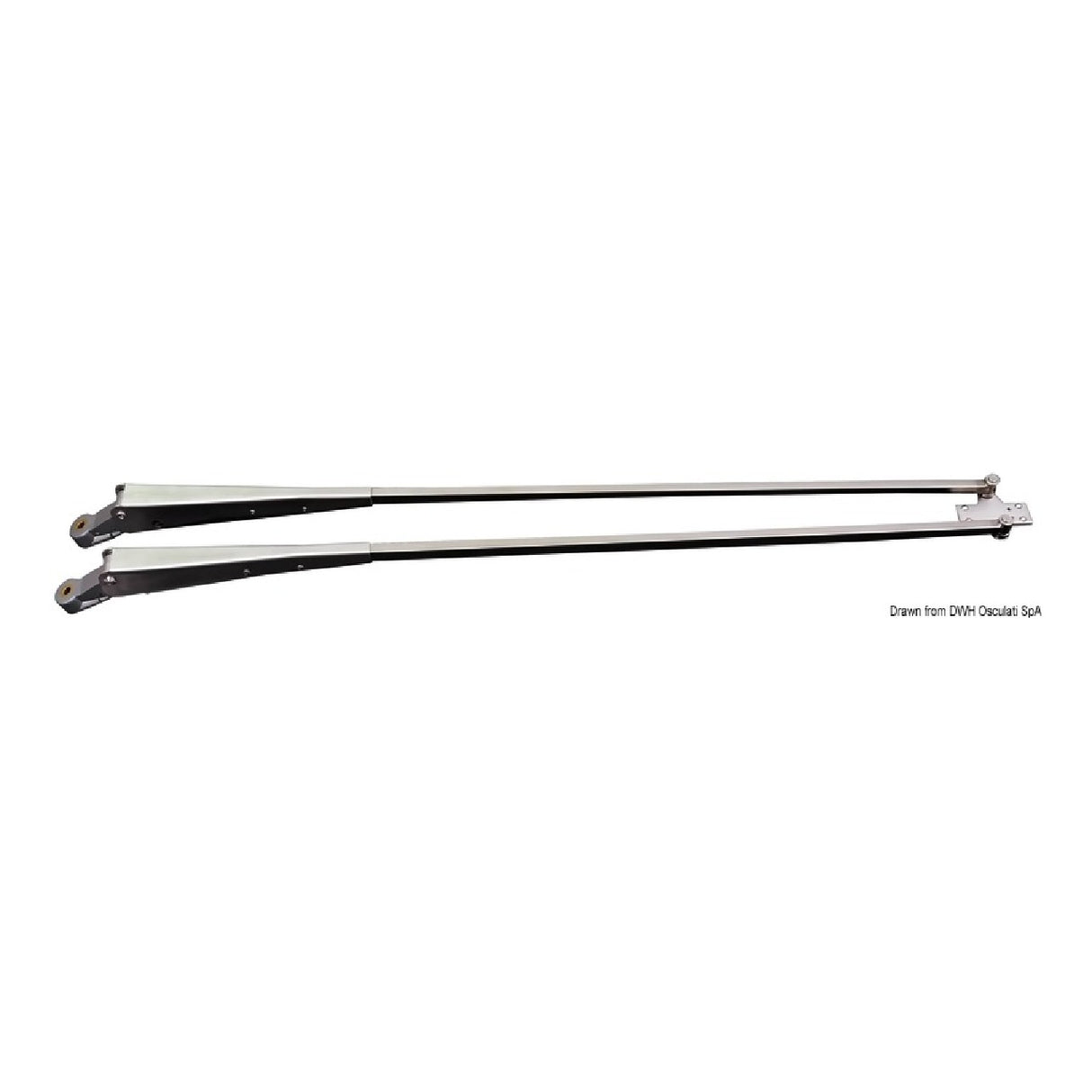 Brazo de pantógrafo Osculati para motor de 100W - 19.186.02 19.191.01