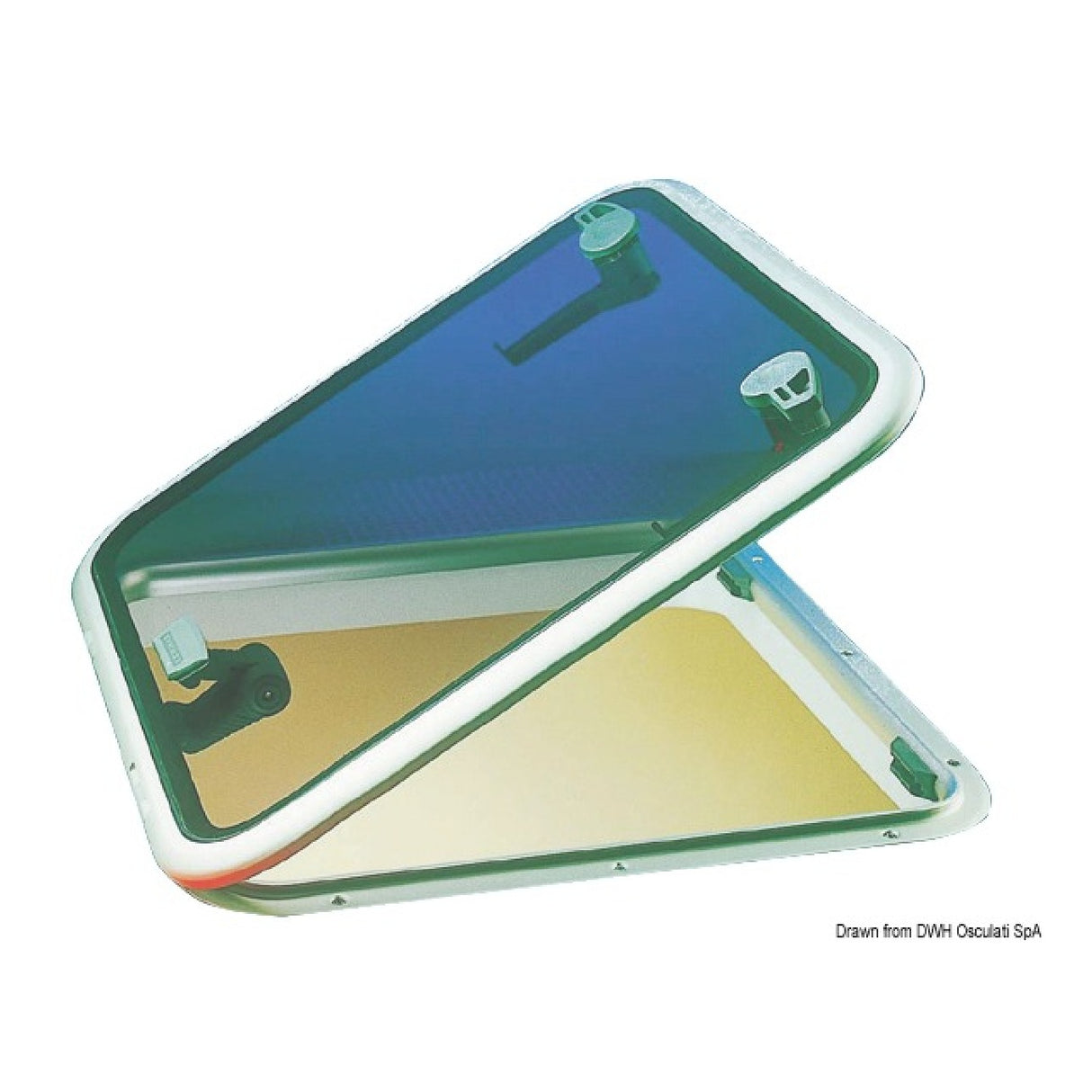 Lewmar Low Profile Heckklappe mit Arm