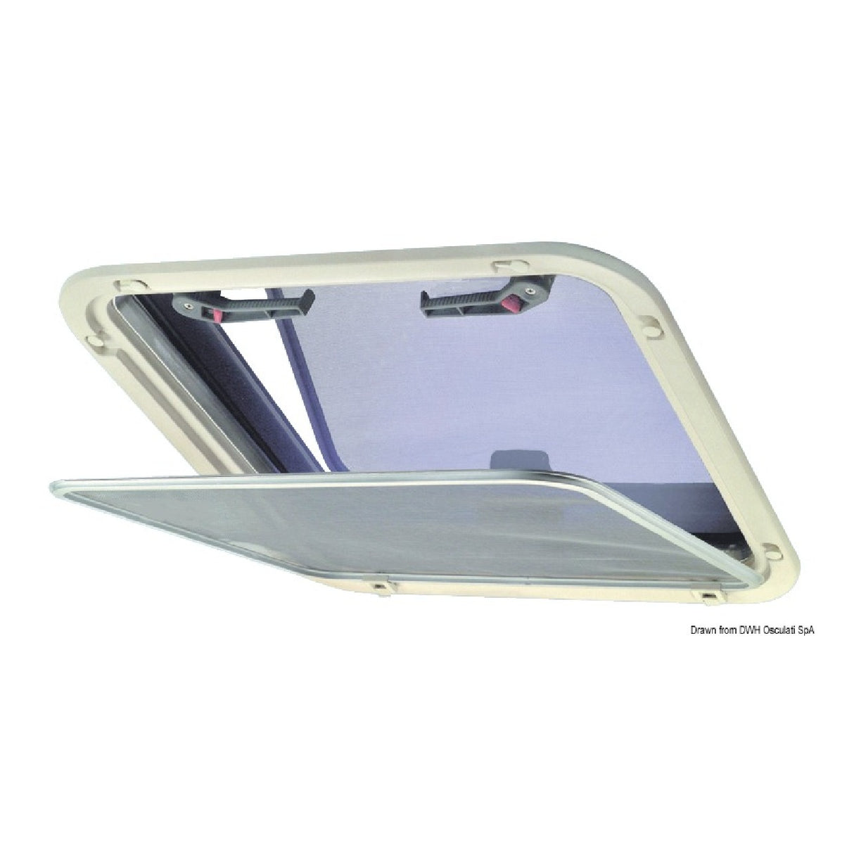 Lewmar-Abschlussflansche + Moskitonetz