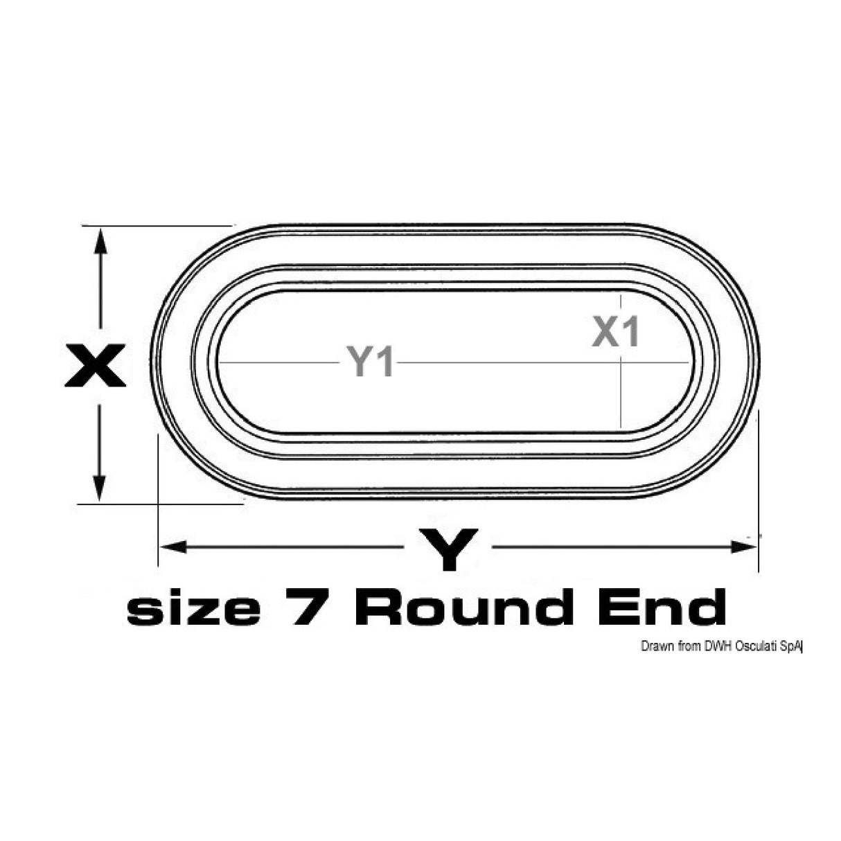 Lewmar Edelstahl-Bullauge 7RE