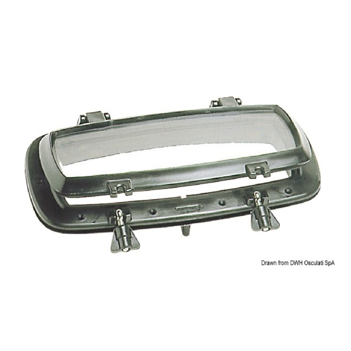 Osculati Rechteckiges Nylon-Bullauge 19.696.00BI