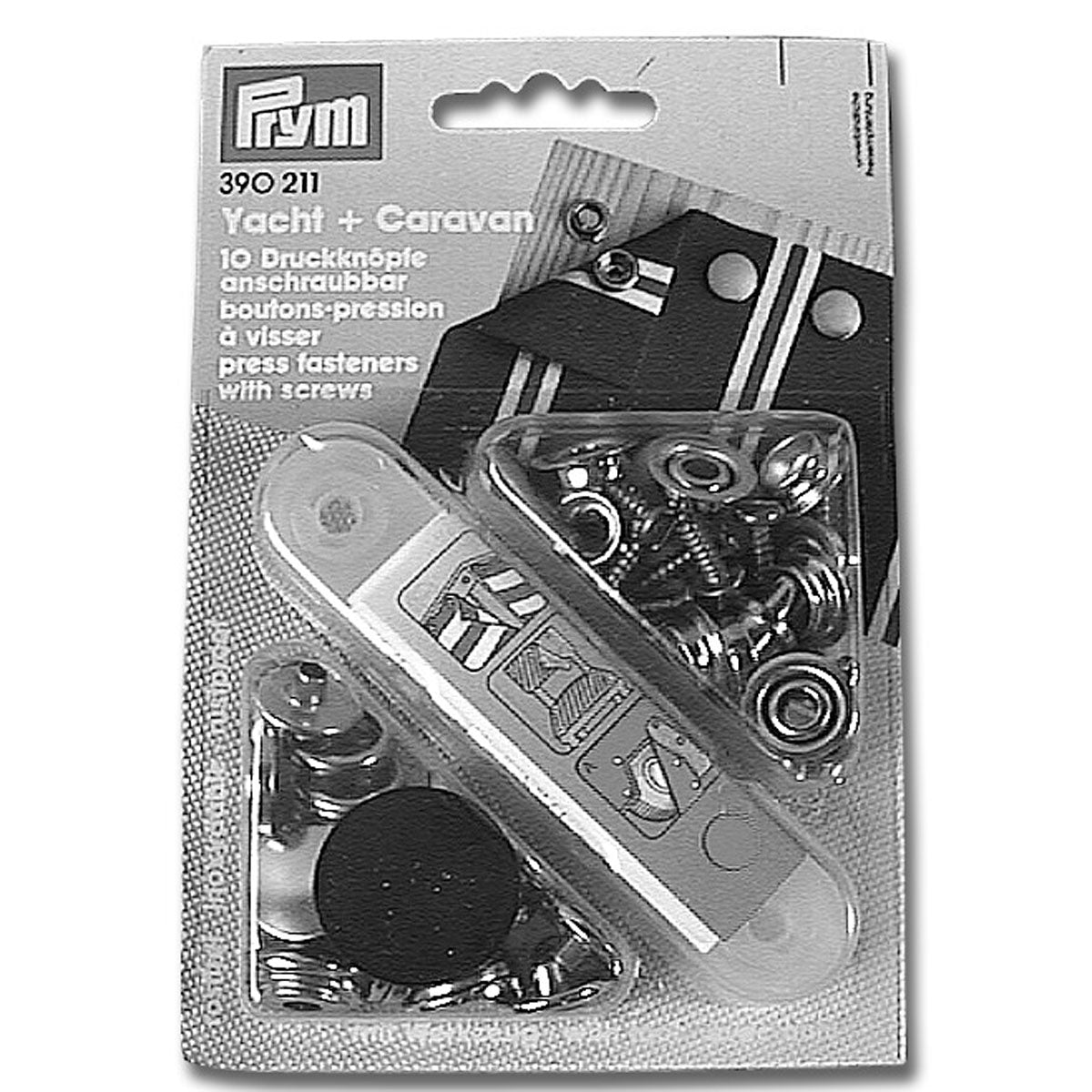 Trem Rivet buttons with screw d. mm 15 d. mm 15 Pack of 10 Sets