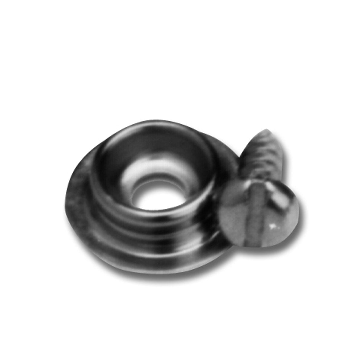 Trem Bottone in acciaio inox modello borchia esterna diametro 14 mm con femmina