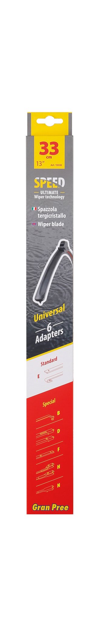 Lampa Gran-Pree Speed Spazzola Tergicristallo 33 cm (13") - 1 pz