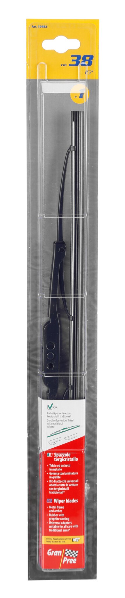 Lampa Gran-Pree, spazzola tergicristallo - 38 cm (15") - 1 pz 19483
