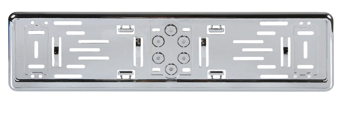 Lampa Portatarga Posteriore ABS Cromato a Fissaggio Rapido