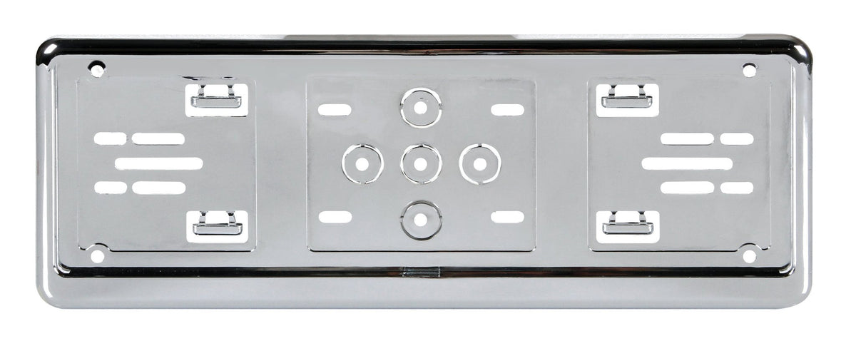 Lampa Portatarga Anteriore ABS Cromato a Fissaggio Rapido