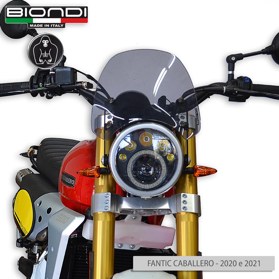 Biondi Cupolino Sport Fumè Chiaro Fantic Caballero 125/250/500 – MPN 8010402