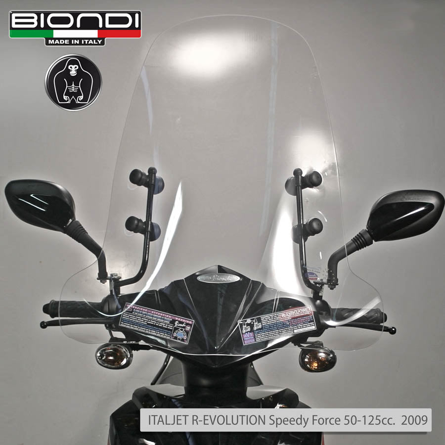 Biondi Parabrezza Pro KYMCO Sento 50 cc. 2008 con Kit Attacchi