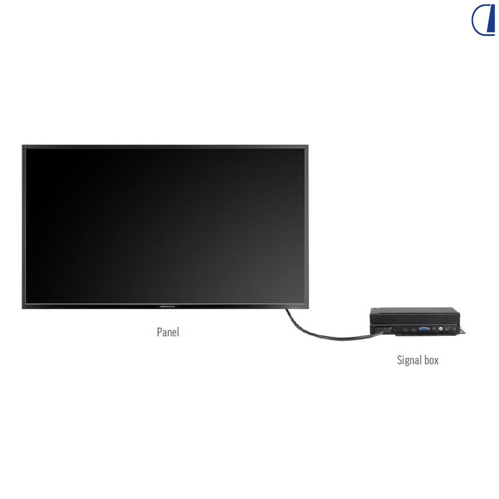 Alphatronics Pannello TV LED 32" Full HD Serie S-Line+ per camper