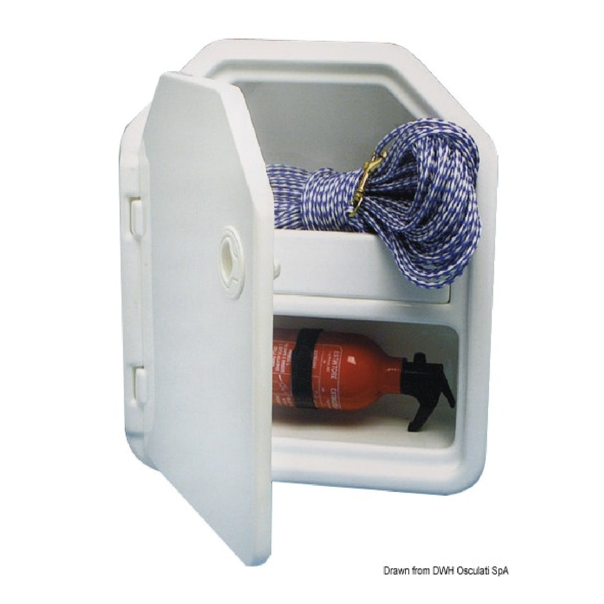 Osculati Vano a doppio scomparto per montaggio a parete 20.030.00