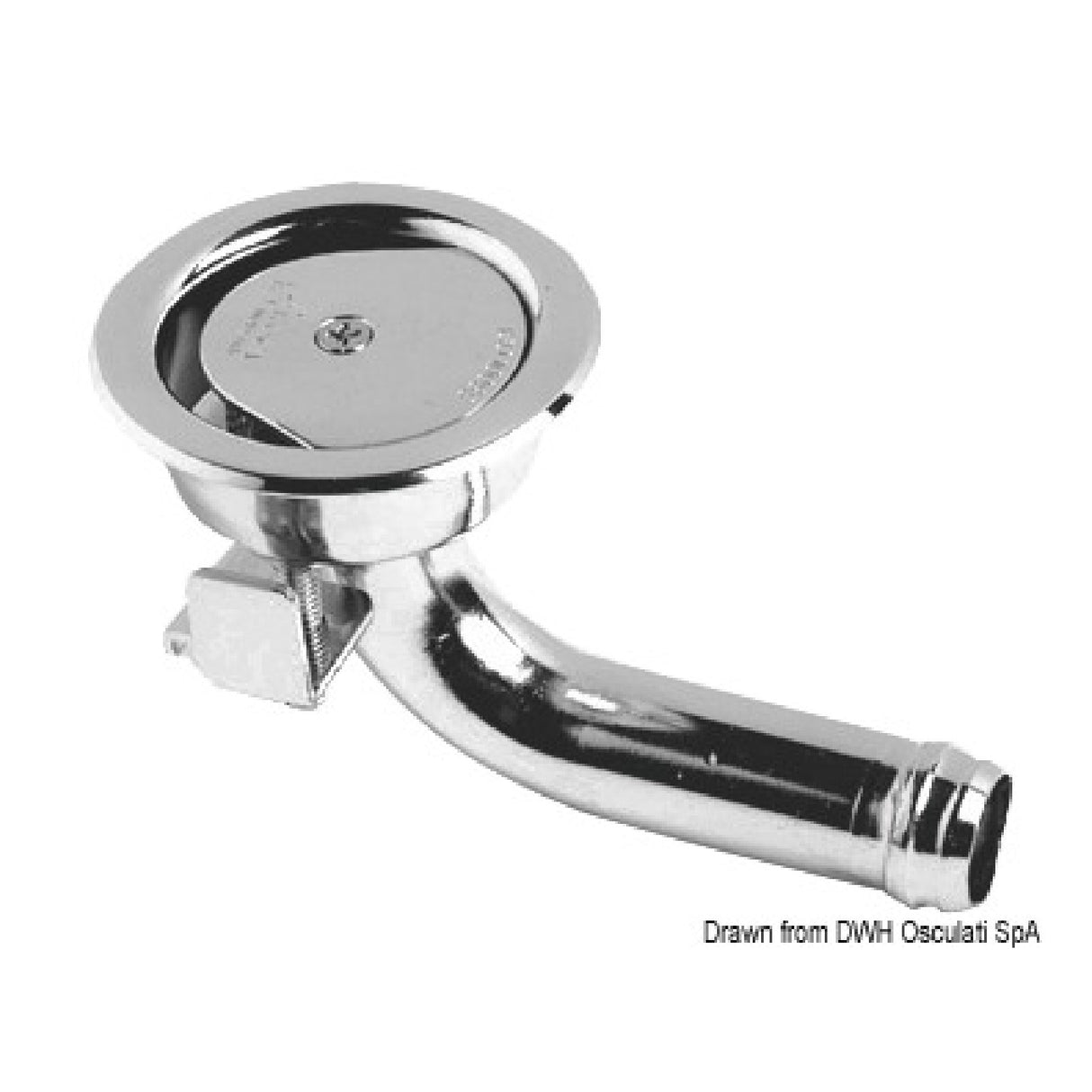 Osculati Sfiato carburante a 90 in acciaio inox a filo 20.267.60