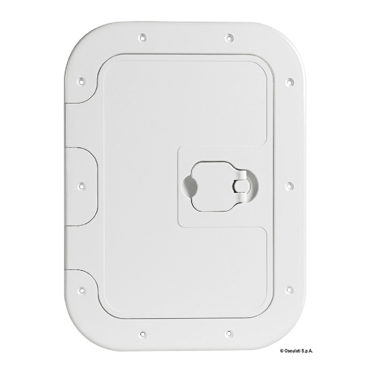 Trampilla de inspección Osculati con superficie extrafuerte, antideslizante y transitable CE 280 x 380 mm 20.301.00