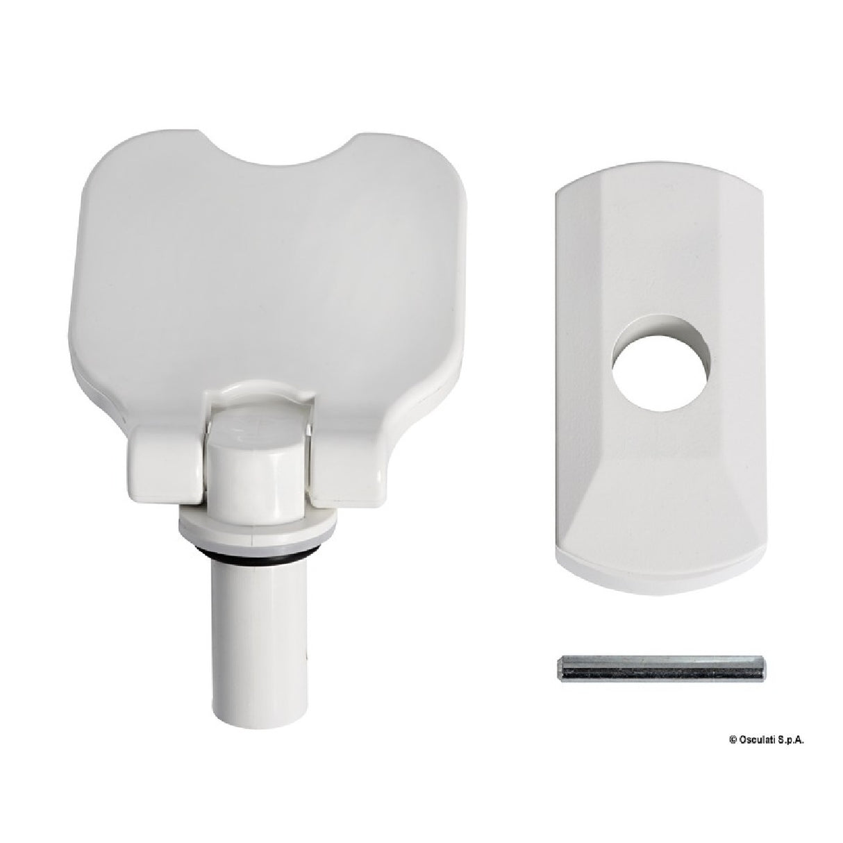 Osculati Maniglia bianca di ricambio L66 20.339.00