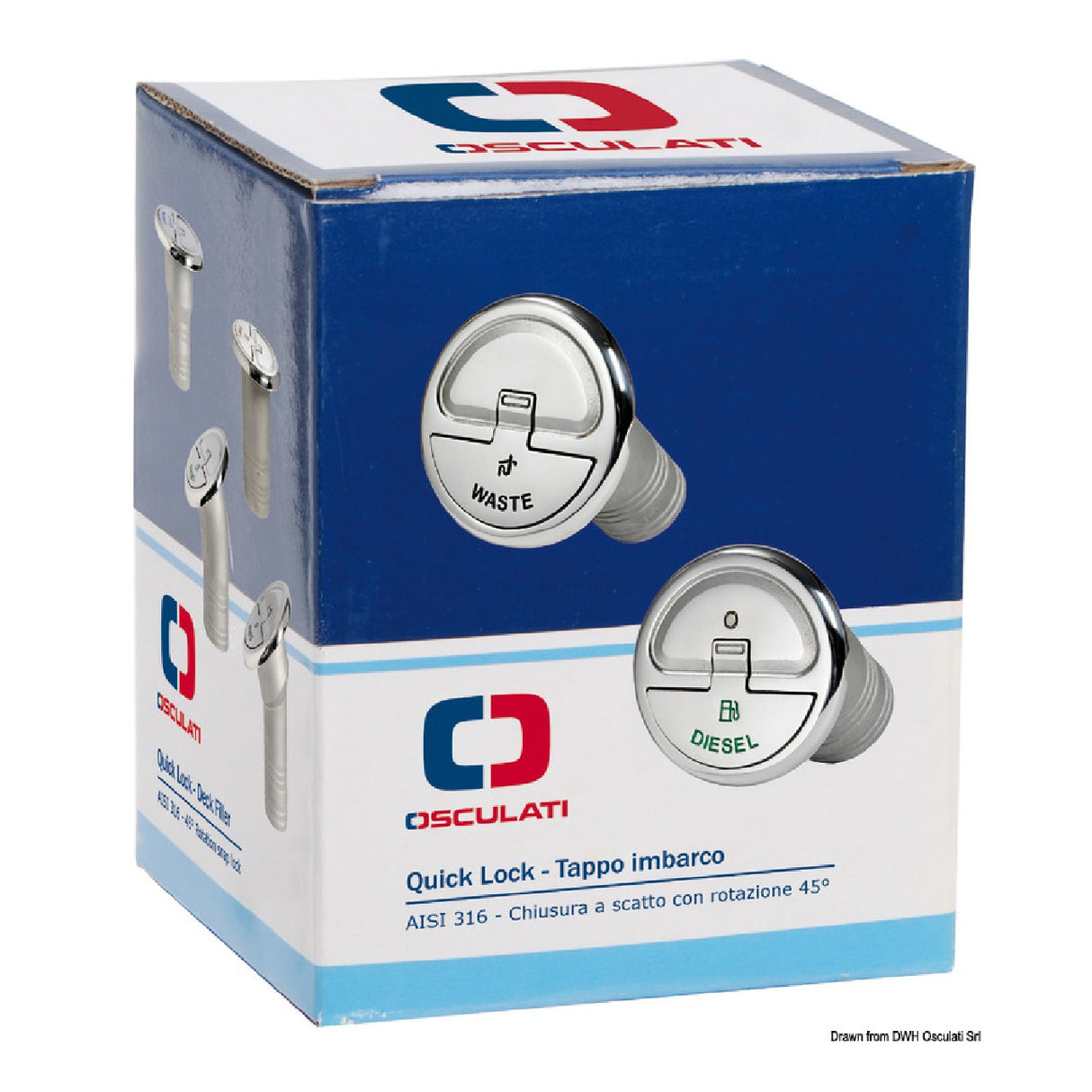 Osculati Tappo imbarco Quick Lock 20.366.01