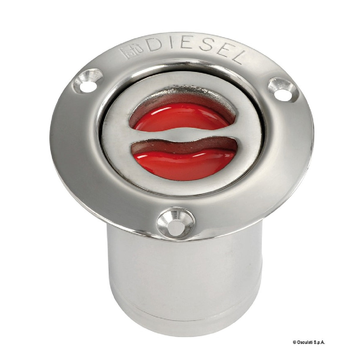 Osculati Tappo di rifornimento in Acciaio Inox lucidato a specchio a filo 80 mm 20.467.01