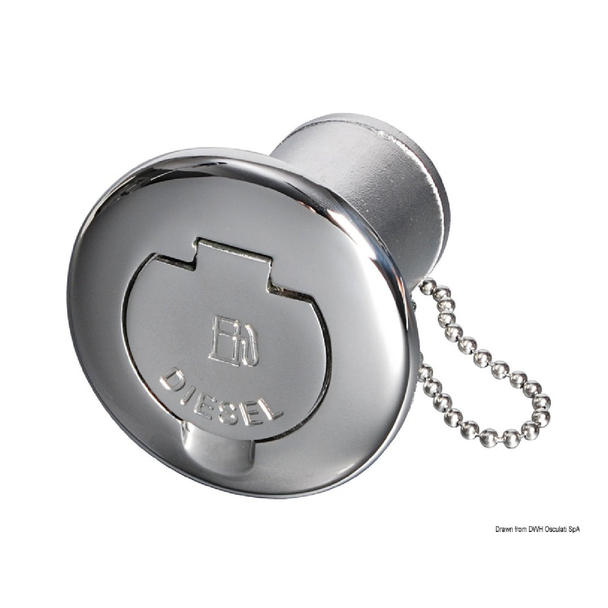 Osculati Einstiegskappe aus Edelstahl AISI 316 RINA 20.568.06