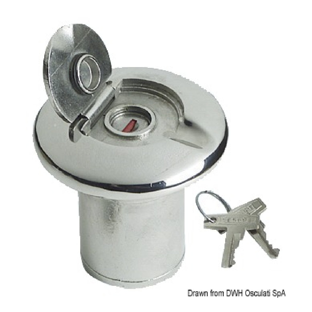 Osculati Einstiegskappe aus Edelstahl AISI 316 RINA 20.568.06