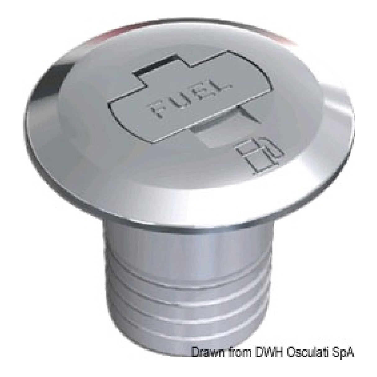 Osculati Chromed brass cap with key 20.668.01