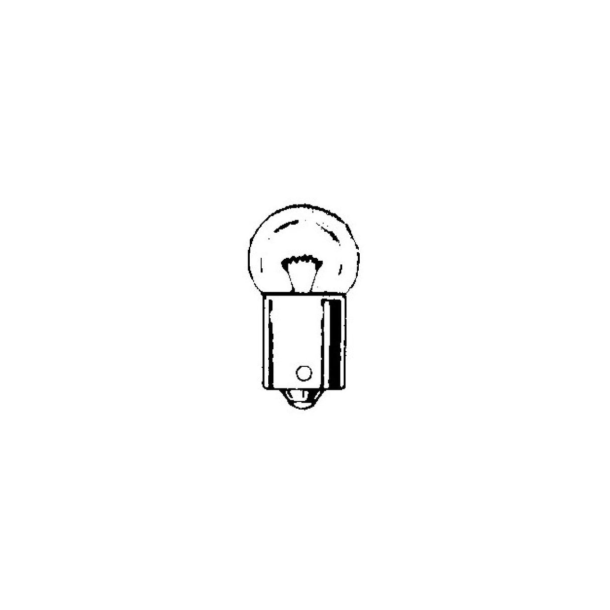 Bombilla de repuesto Hert SPHERE 6V-5W BA15S