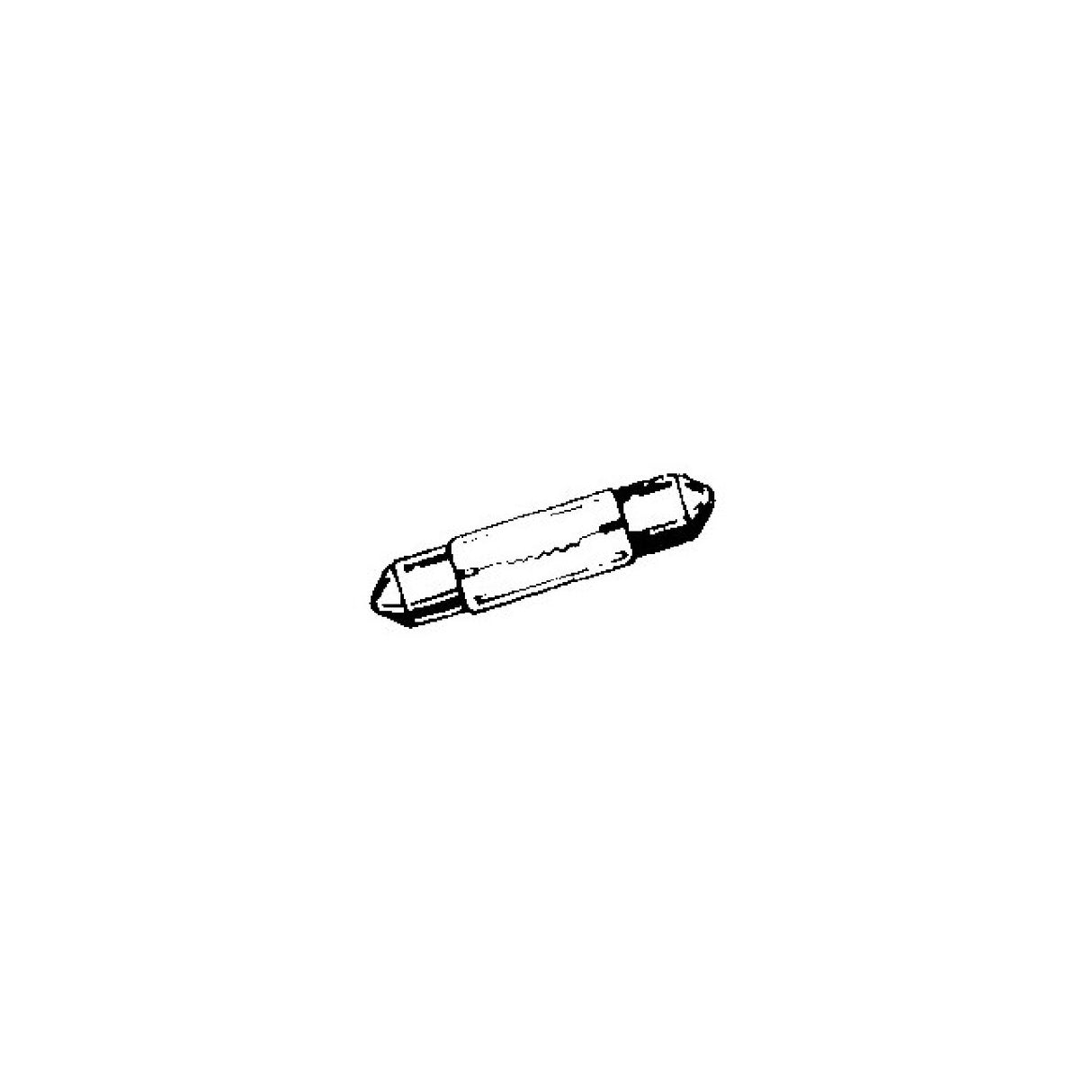 Hert Bombilla de Repuesto SILURO 6V-0.6W (6x31)