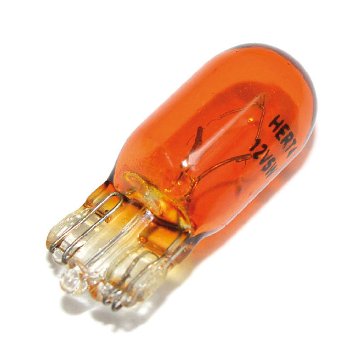 Bombilla de repuesto Hert TODO VIDRIO NARANJA 12V-5W T10