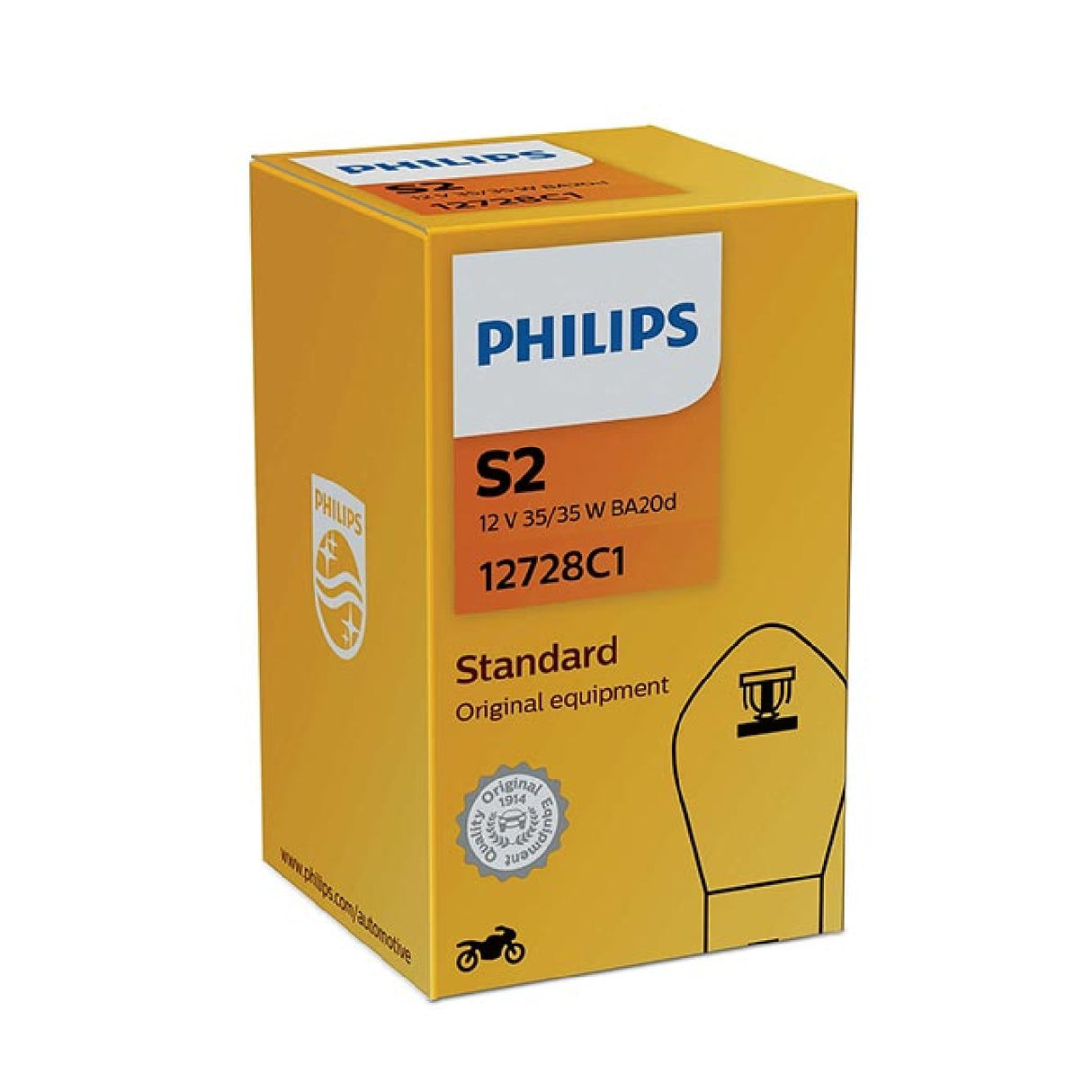 Philips Lampadina di ricambio S2 BILUCE - 12V 35/35W BA20d