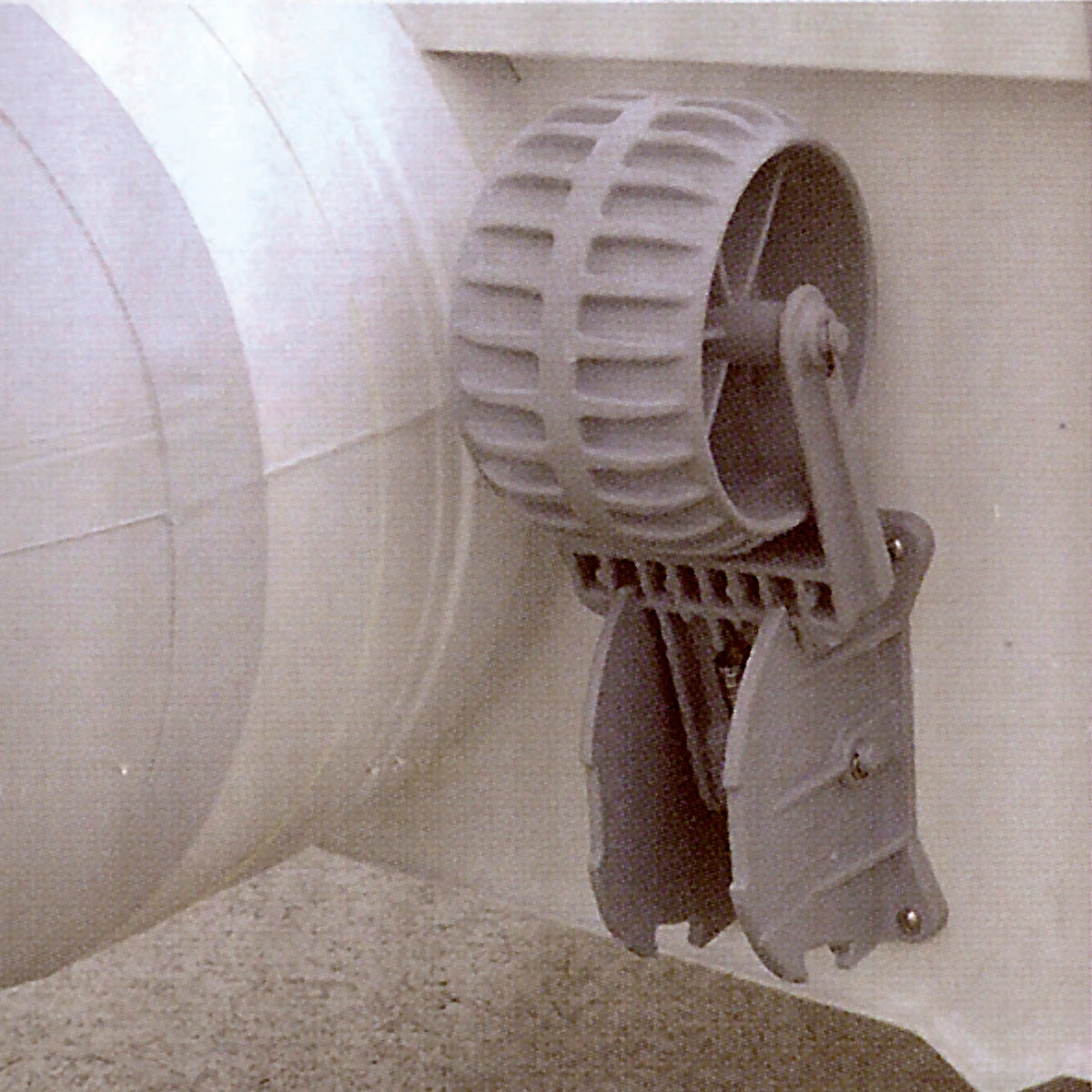 Trem Par de ruedas de botadura para embarcaciones auxiliares, dimensiones 100x270 mm