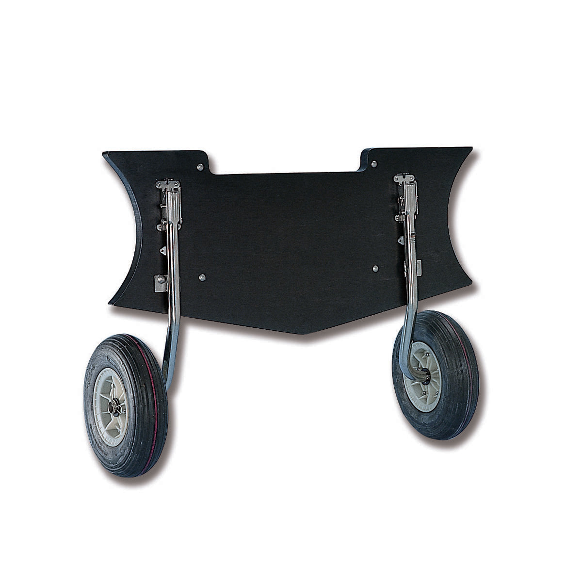 Ruedas de arrastre para embarcación neumática Trem Zodiac, plegables, diámetro del tubo 30 mm, diámetro de las ruedas 360 mm