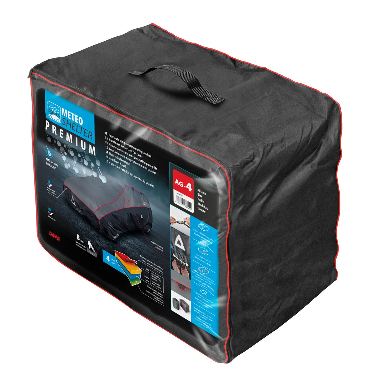 Lampa Meteo Shelter Premium, copriauto con protezione antigrandine - AG-6 - cm 440x190x180 20246