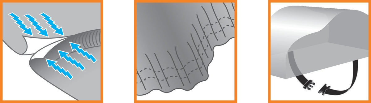 Lampa 4 Stagioni Copriauto in PEVA Elettrosaldato AG-1 400x170x160 cm