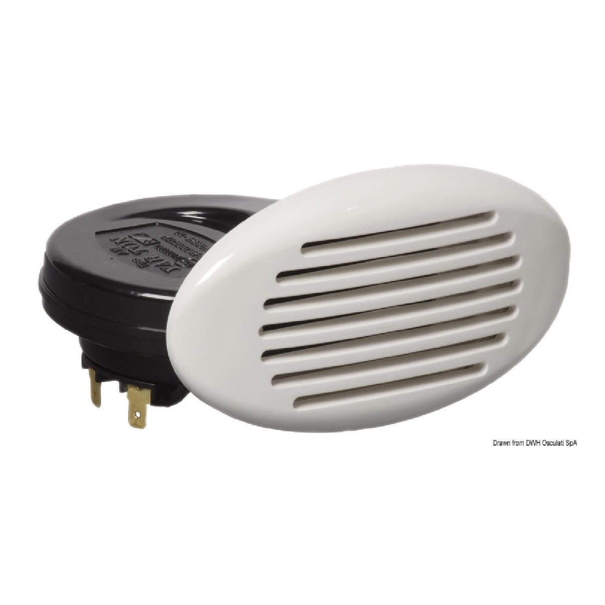 Osculati Tromba ad incasso a scomparsa con diffusore a chiocciola 21.101.00