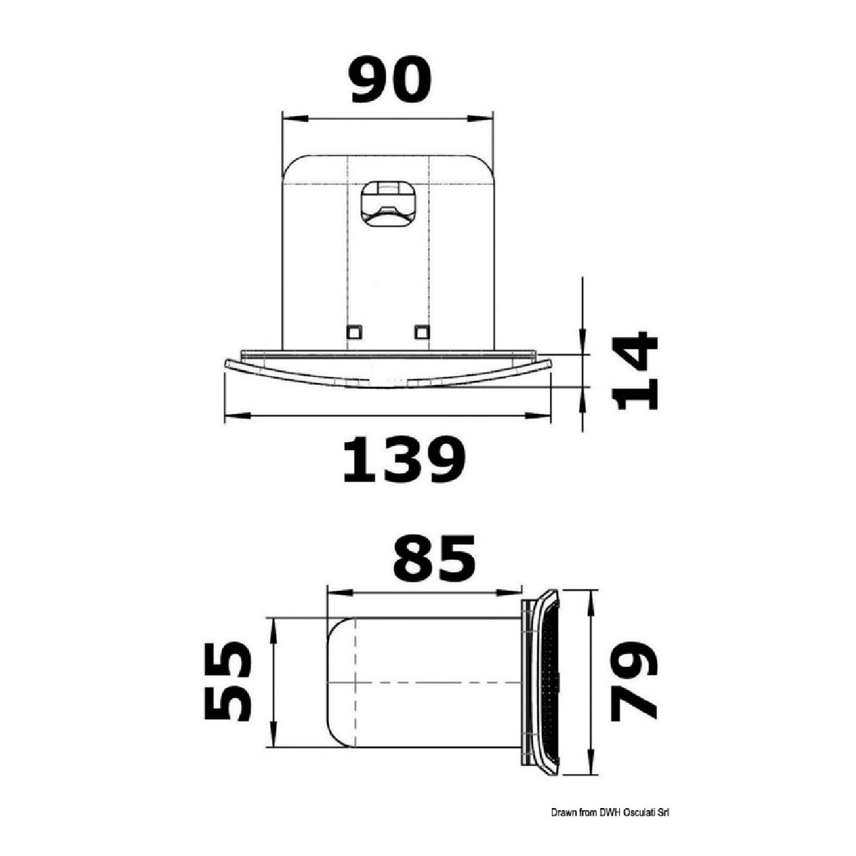 Osculati Sonido de trompeta incorporado 21.103.00