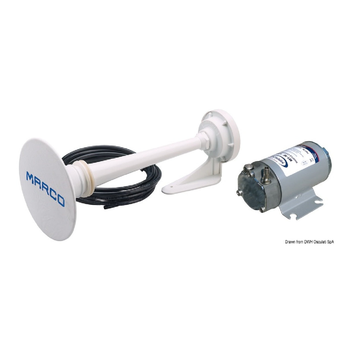 Marco Trumpet in brass with compressor up to 20 mt