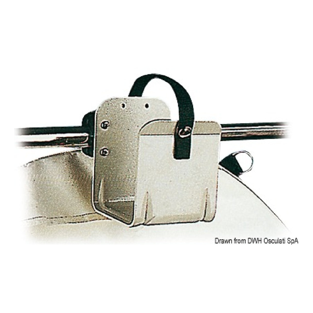 Osculati Supporto per salvagente ferro di cavallo 22.371.35