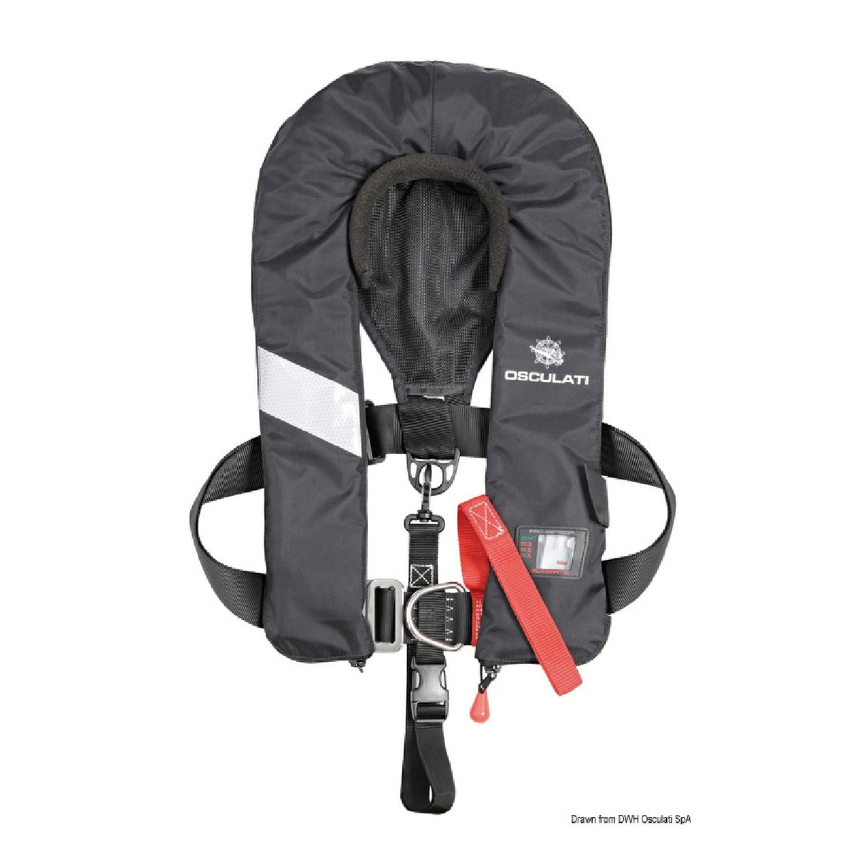 Chaleco salvavidas autoinflable Osculati Sail Pro 180 N (homologado según EN ISO 12402-3) 22.394.00
