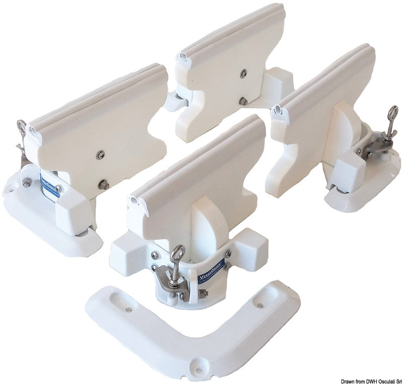 Calzos para tender VersaChock, soportes extraíbles para tender (4 piezas)