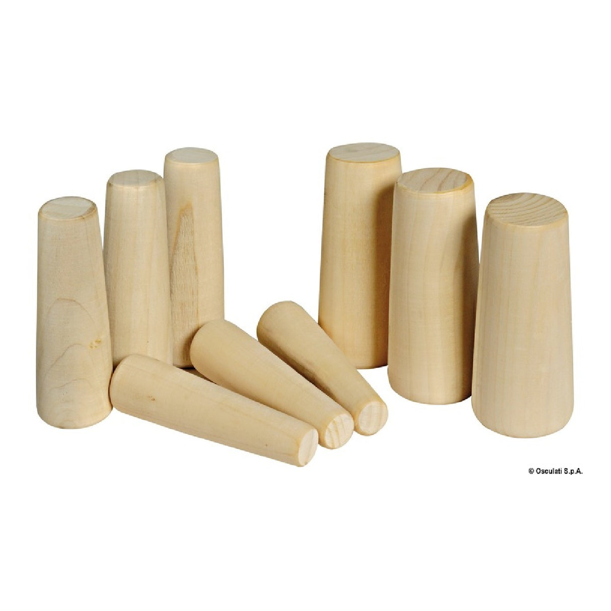 Juego de conos de madera para tapones de fugas de emergencia Osculati 22.803.80