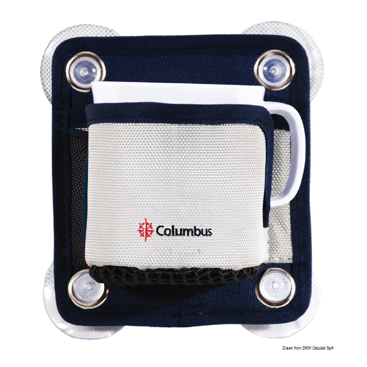 Columbus Cup holder pocket with handle