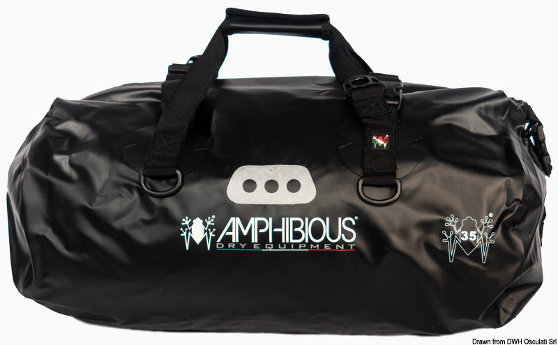 Amphibious Borsone Amarouk 35 litri nero