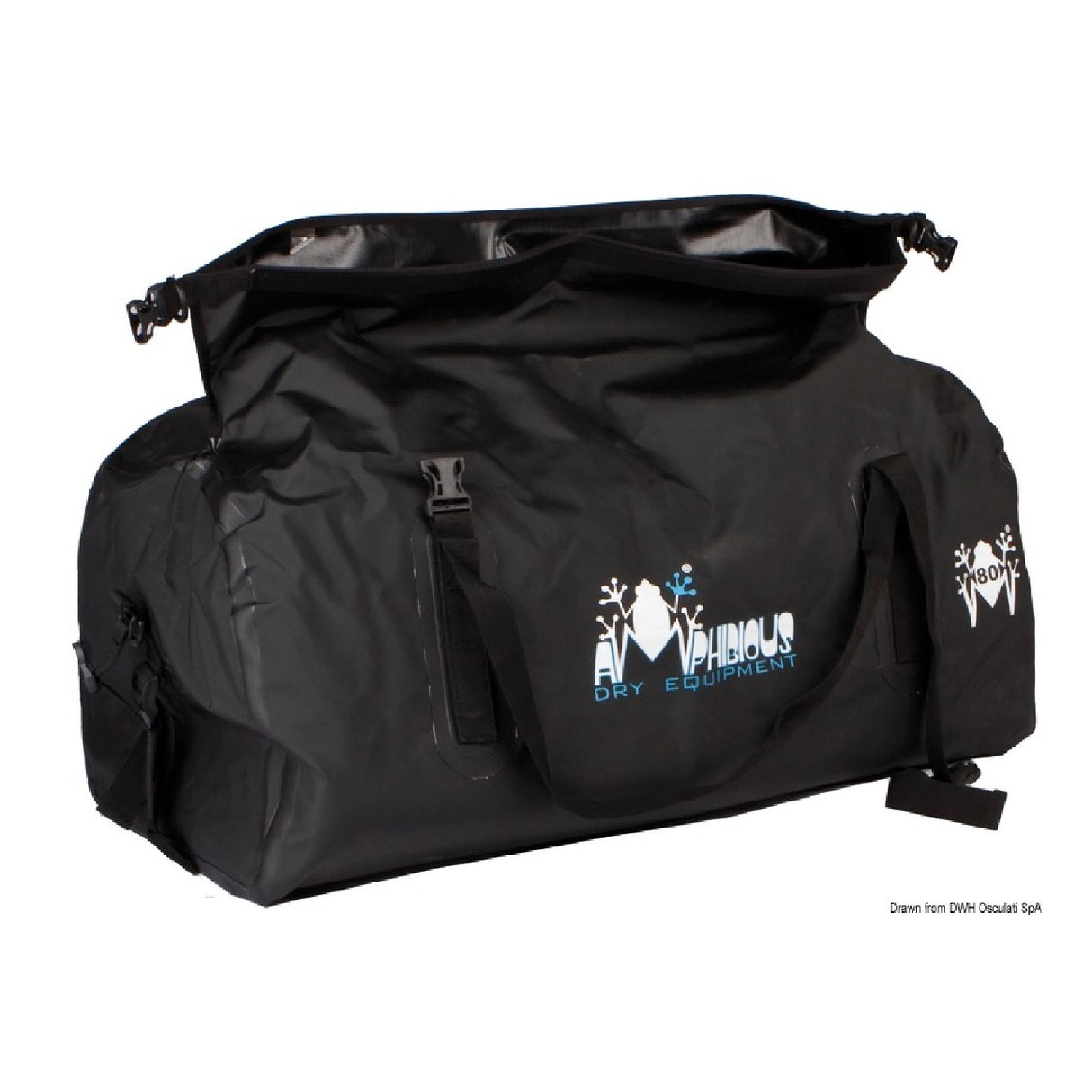 Amphibious Borsone Cargo 160 L l nero - AmerigoStore