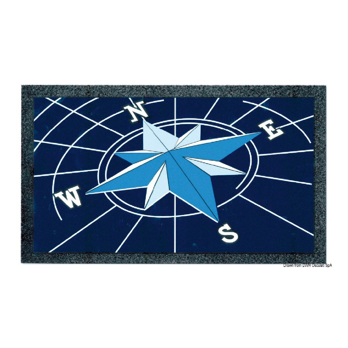 Osculati Zerbino rettangolare antisdrucciolo Formato 40x68 cm 23.909.00